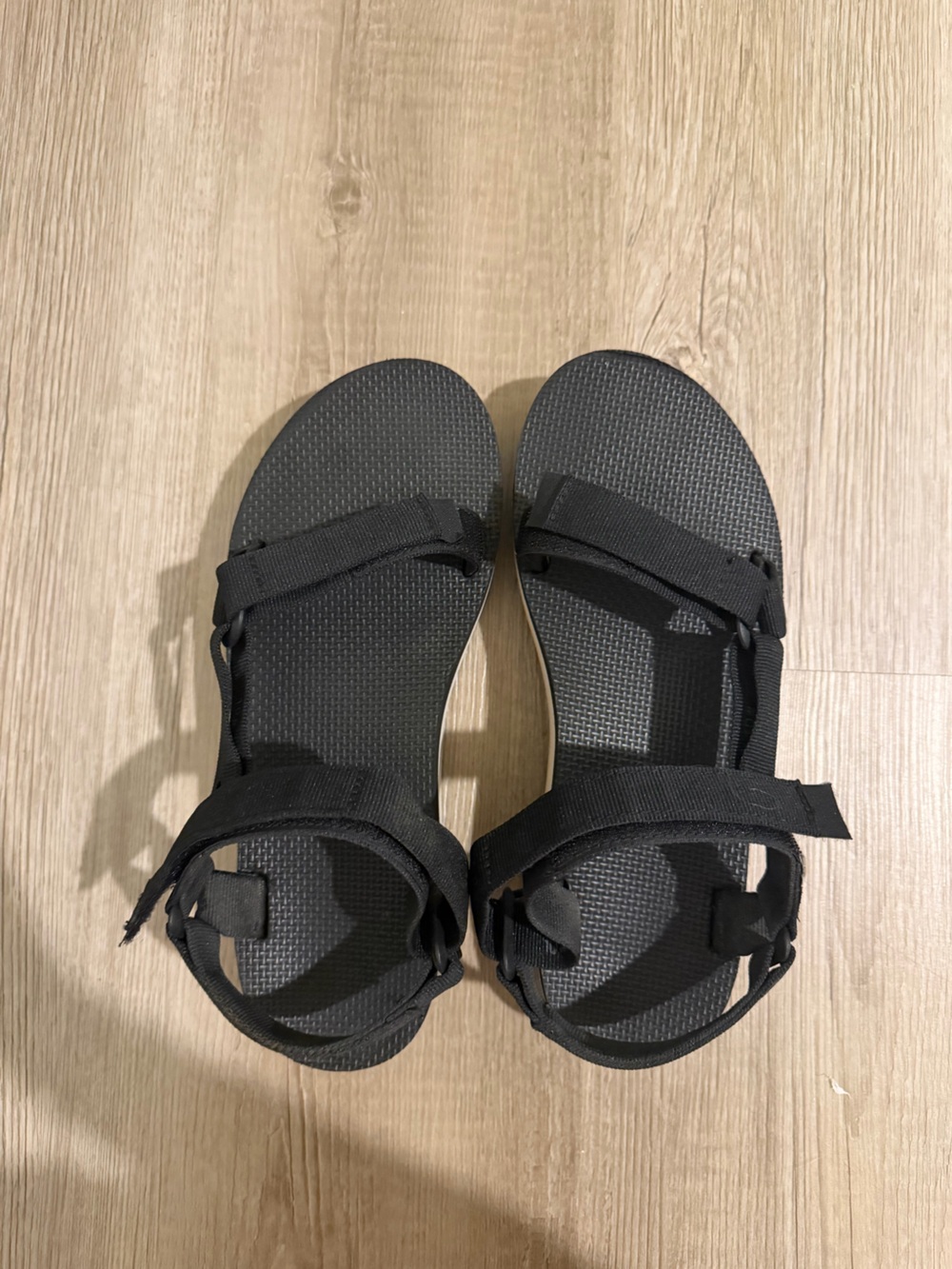 Women’s Black Teva Sandals